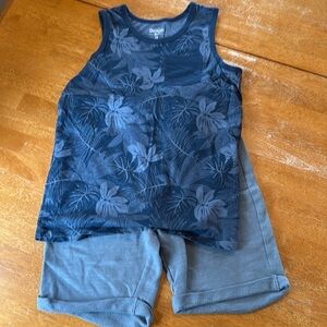 OshKosh B'gosh Blue Kids Tank and Short set